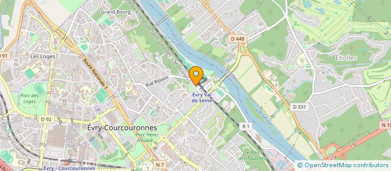 localisation de l'entreprise ASS SOIN AIDE MENAGERE DOMICILE à EVRY-COURCOURONNES