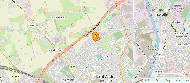 localisation de l'entreprise ASS SOINS A DOMICILE PERSONNES AGEES à MARQUETTE-LEZ-LILLE