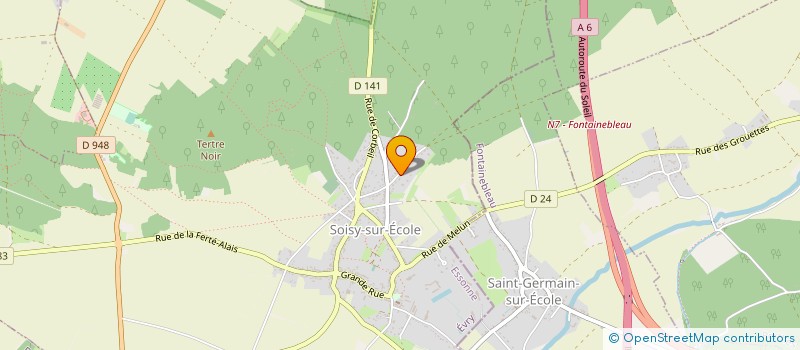 localisation de l'entreprise ASS SOINS DOMICILE CANTON MILLY LA FORET à SOISY-SUR-ECOLE