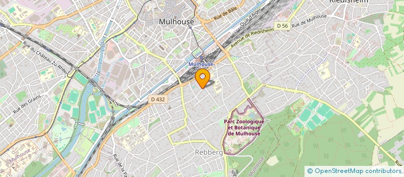 localisation de l'entreprise ASS SOINS ET HEBERGEMENT PERSONNES AGEES à MULHOUSE