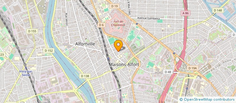 localisation de l'entreprise ASS  SOL SOL EXPRESSION DES CELIBATAIRES  MAISONS-ALFORT