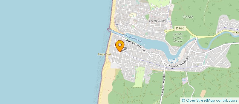 localisation de l'entreprise ASS SOLEIL DANS LES DUNES  MIMIZAN