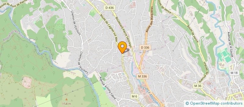 localisation de l'entreprise ASS SOLEIL DE L'ENFANCE  LA COLLE-SUR-LOUP