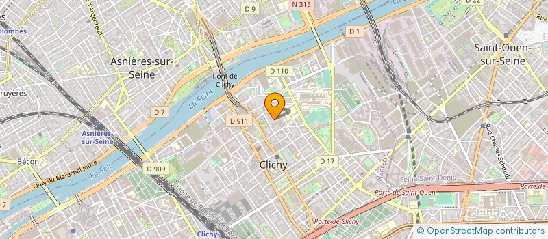 localisation de l'entreprise ASS SOLEIL DES CIMES à CLICHY