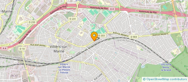 localisation de l'entreprise ASS SOLIDA TRAVAIL ETRANGERS à VILLIERS-SUR-MARNE