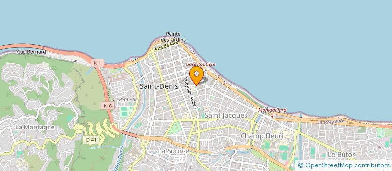 localisation de l'entreprise ASS SOLIDAR ENTRAID NOUVEL INSERT REUNIO à SAINT-DENIS
