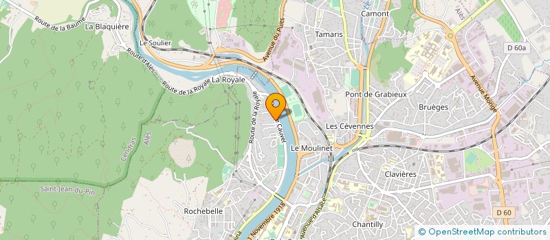 localisation de l'entreprise ASS SOLIDARITE ALESIENNE  ALES