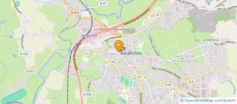 localisation de l'entreprise ASS SOLIDARITE ALIMENT CANTON AVRANCHES à AVRANCHES