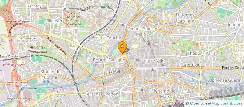 localisation de l'entreprise ASS SOLIDARITE ARC EN CIEL  RENNES