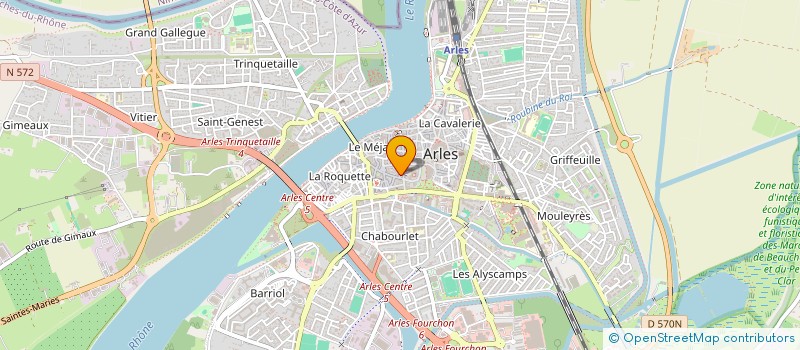 localisation de l'entreprise ASS SOLIDARITE ARLES CAMARGUE SEGONNAUX à ARLES
