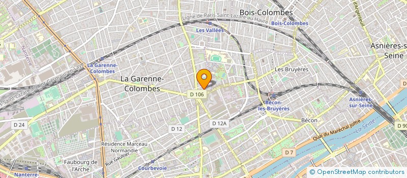 localisation de l'entreprise ASS SOLIDARITE AUX POLONAIS à LA GARENNE-COLOMBES
