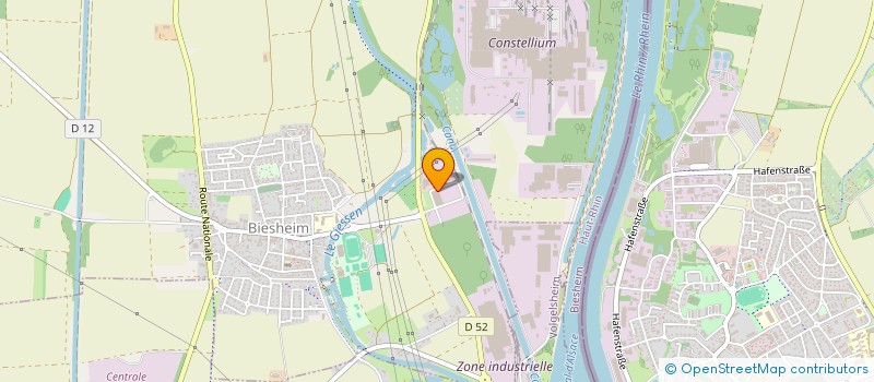 localisation de l'entreprise ASS SOLIDARITE DU RHIN MEDICO SOCIALE à BIESHEIM