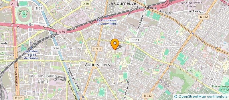localisation de l'entreprise ASS SOLIDARITE EMPLOI D'AUBERVILLIERS à AUBERVILLIERS