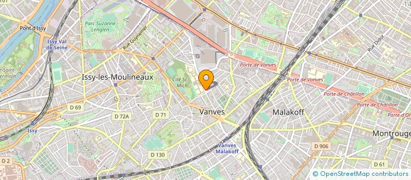 localisation de l'entreprise ASS SOLIDARITE ENTRAIDE ST LUC VANVES à VANVES