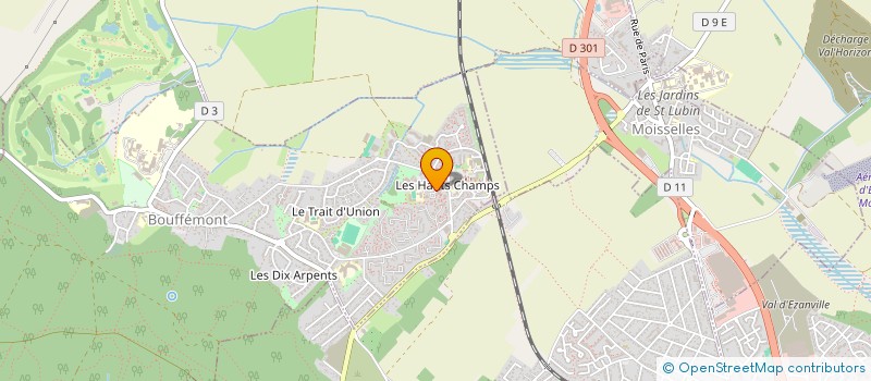 localisation de l'entreprise ASS SOLIDARITE ESPOIR  BOUFFEMONT