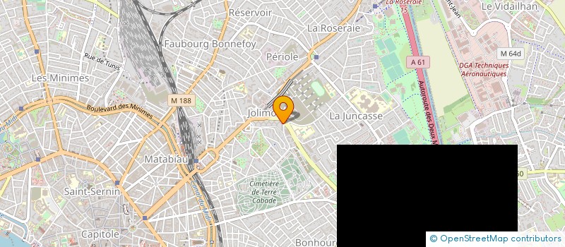 localisation de l'entreprise ASS SOLIDARITE POUR SOUTIEN AUX MALADES à TOULOUSE