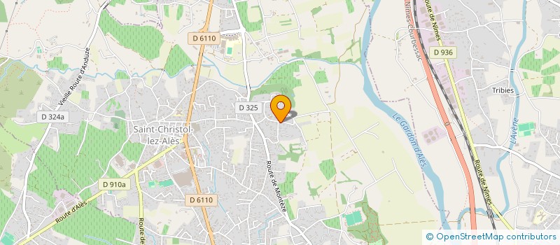 localisation de l'entreprise ASS SOLIDARITE ST CHRISTOL BIDI  SAINT-CHRISTOL-LEZ-ALES