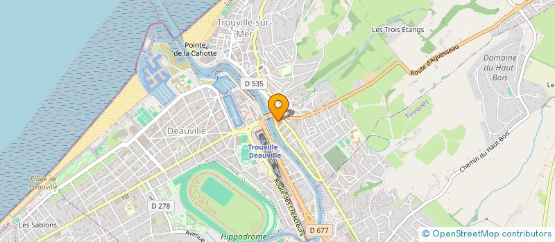 localisation de l'entreprise ASS SOLIDARITE TRANSPORT COURSES GRATUITES à TROUVILLE-SUR-MER