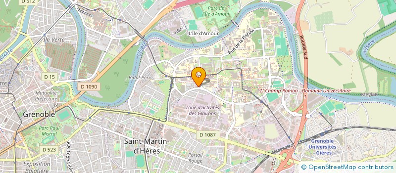 localisation de l'entreprise ASS SOLO à SAINT-MARTIN-D'HERES