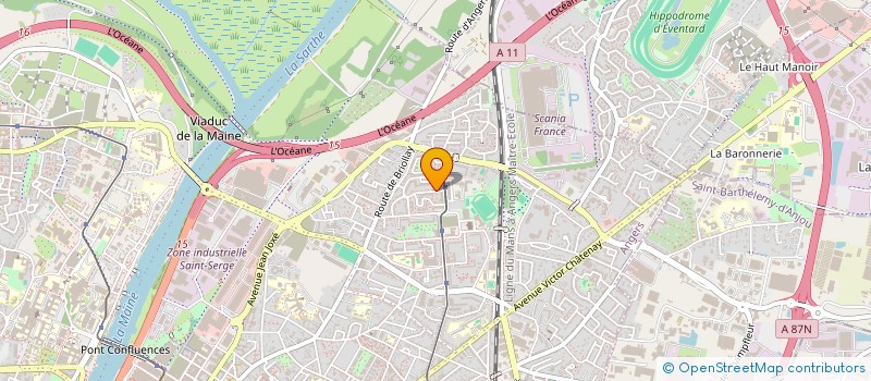 localisation de l'entreprise ASS SOPHOS à ANGERS