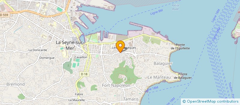 localisation de l'entreprise ASS SOPHROSUNIE à LA SEYNE-SUR-MER