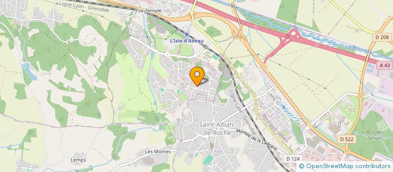 localisation de l'entreprise ASS SORENZA  L'ISLE-D'ABEAU