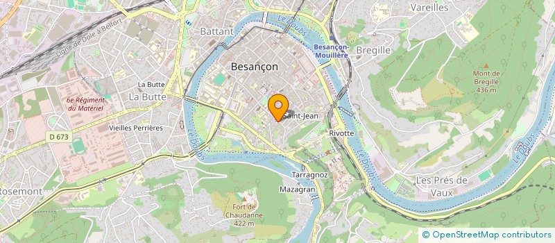 localisation de l'entreprise ASS SORTILEGES à BESANCON