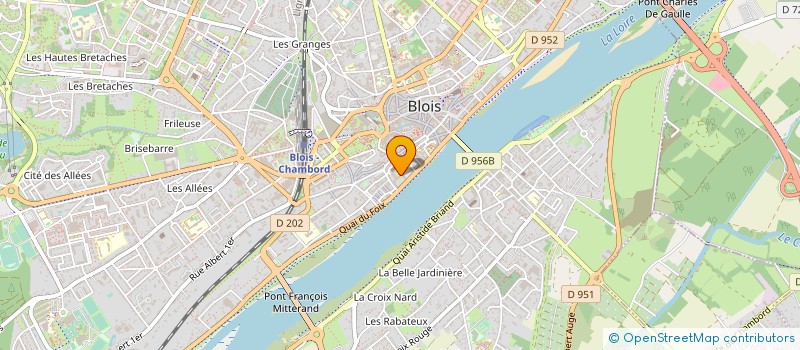 localisation de l'entreprise ASS SORTIVE CULTURELLE ENTRAIDE & EQUIPT  BLOIS