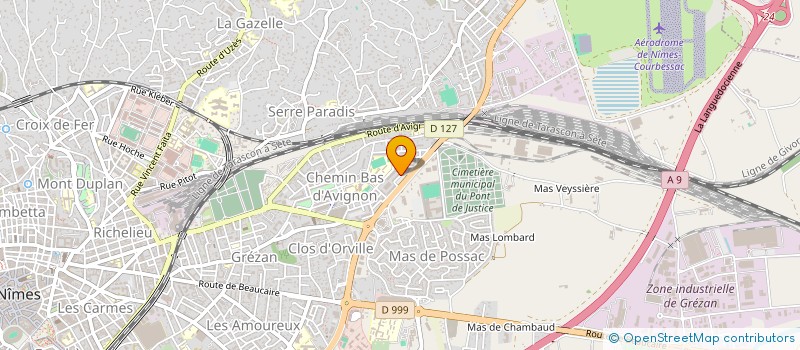 localisation de l'entreprise ASS SOS ANIMAUX  NIMES