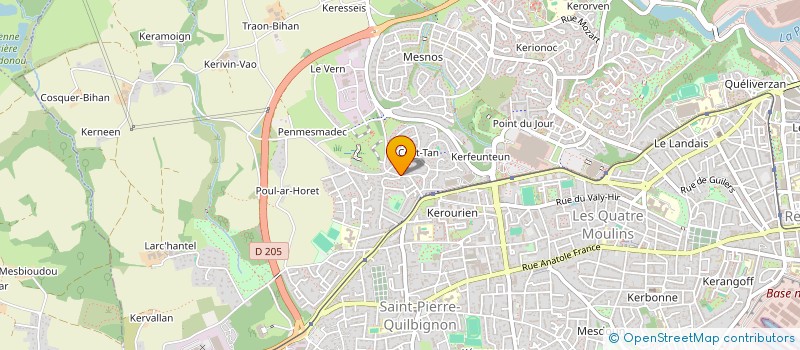 localisation de l'entreprise ASS SOS ANIMAUX SERVICE à BREST