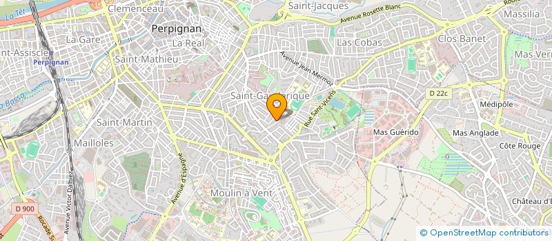 localisation de l'entreprise ASS SOS ECOUTE 66 à PERPIGNAN