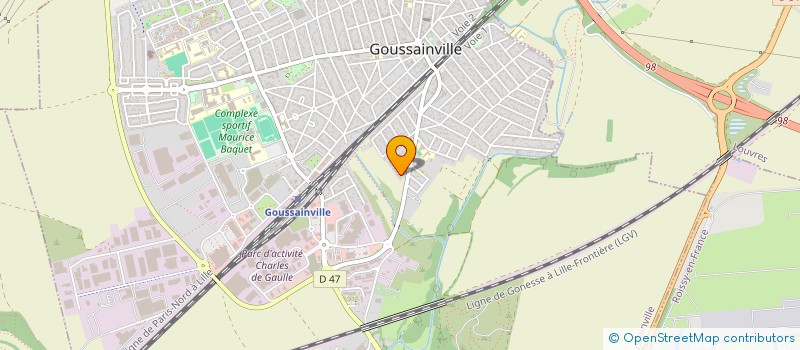 localisation de l'entreprise ASS SOS EMPLOI à GOUSSAINVILLE