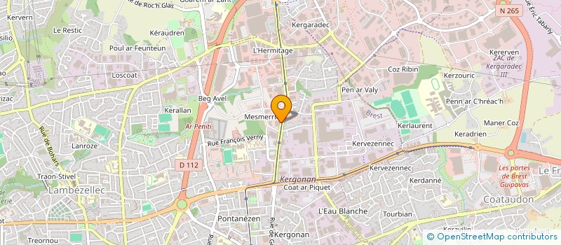 localisation de l'entreprise ASS SOS FAMILLES EMMAUS BREST à BREST