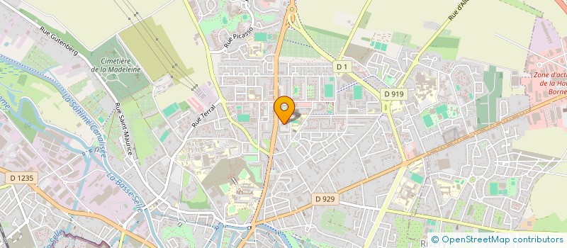 localisation de l'entreprise ASS SOS MEDECINS 80 à AMIENS