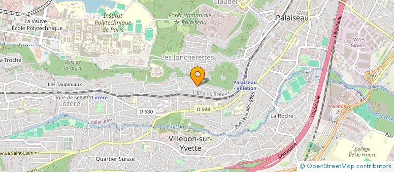 localisation de l'entreprise ASS SOS TRESORS à PALAISEAU