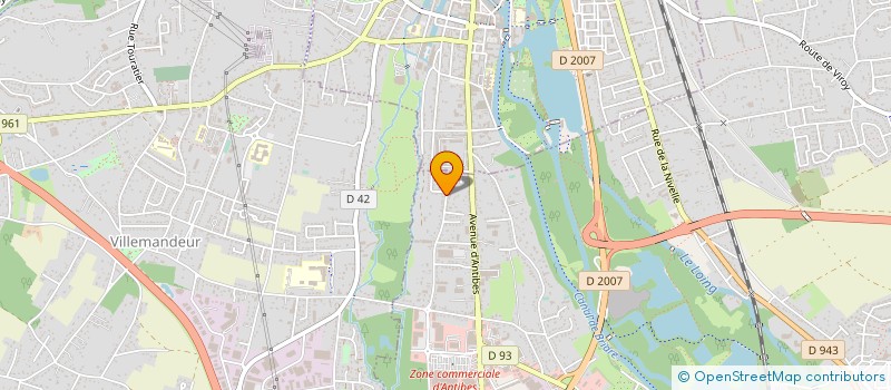 localisation de l'entreprise ASS SOUFFLE D'ESPOIR  AMILLY