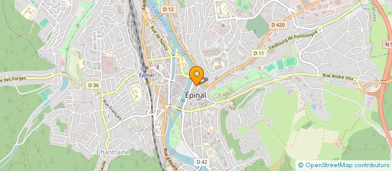 localisation de l'entreprise ASS SOUND OF JUNE à EPINAL