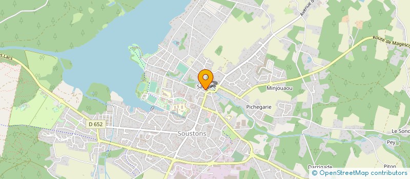 localisation de l'entreprise ASS SOUSTONNAISE CULTURE LOISIRS à SOUSTONS