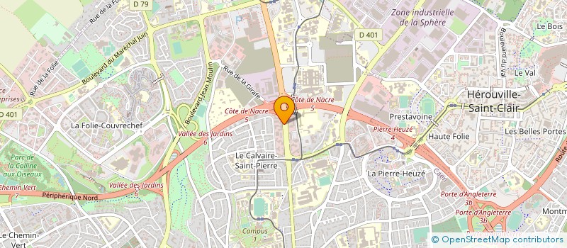 localisation de l'entreprise ASS SOUT PHARMACOTOXICO BN à CAEN