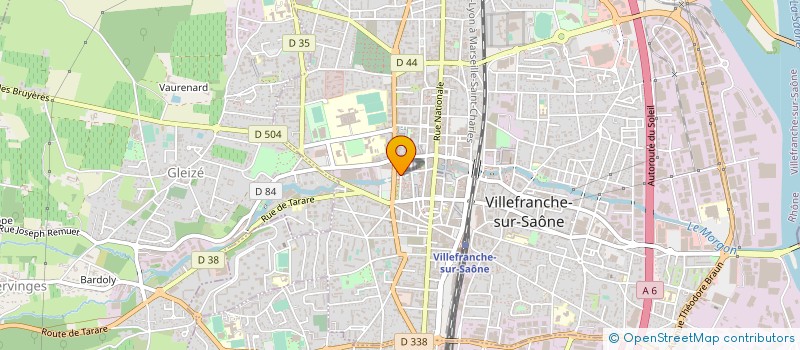 localisation de l'entreprise ASS SOUTIEN ACCUEIL FAMIL.PERS.INCARCERE  VILLEFRANCHE-SUR-SAONE
