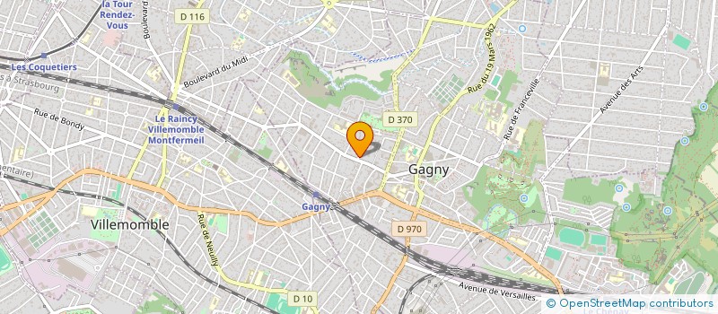 localisation de l'entreprise ASS SOUTIEN ACT PREV ET RESPECT ENVIRONN à GAGNY