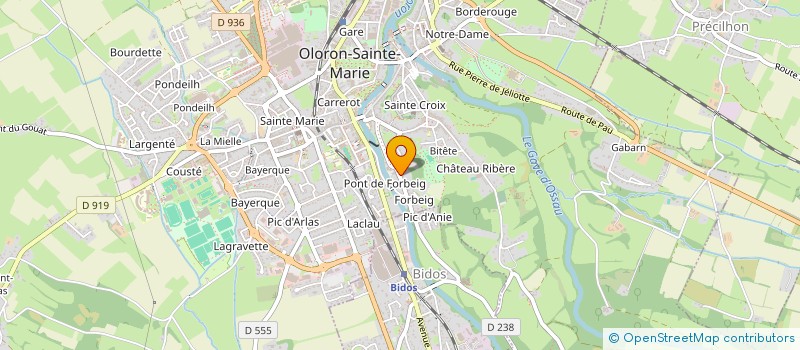 localisation de l'entreprise ASS SOUTIEN ASSISTANCE A DOMICILE  BIDOS