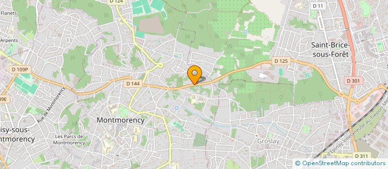 localisation de l'entreprise ASS SOUTIEN AUX ELUS FORCE GAUCHE OUVERT  MONTMORENCY