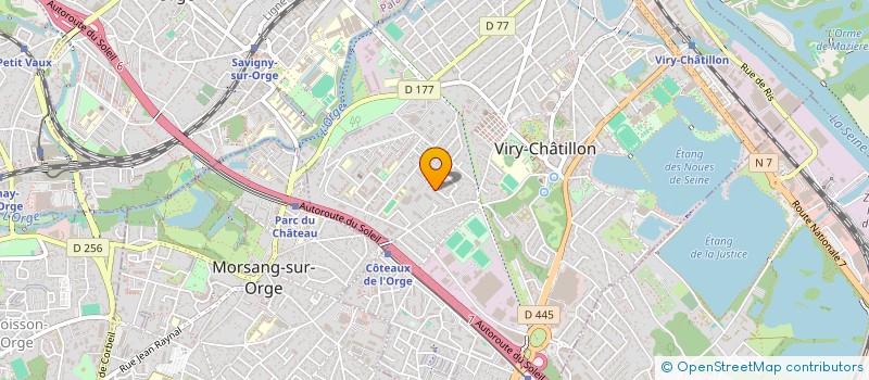 localisation de l'entreprise ASS SOUTIEN AUX POLICIERS DE L ESSONNE ET FAMILLES à VIRY-CHATILLON