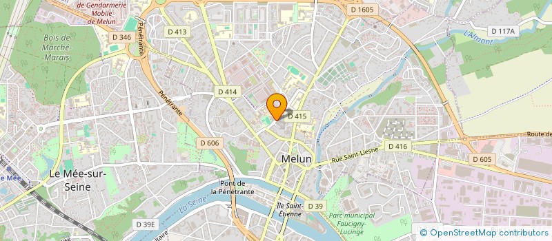 localisation de l'entreprise ASS SOUTIEN DEVELOP ACTION SOCIO CULTURE  MELUN