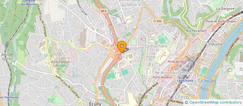 localisation de l'entreprise ASS SOUTIEN OEUVRES EDUCATION ET CULTURE à ECULLY