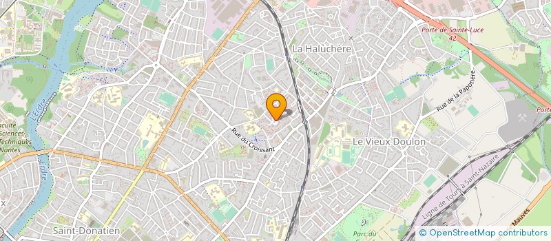 localisation de l'entreprise ASS SOUTIEN PERSONNES DEFAVORISEES EXCLU à NANTES