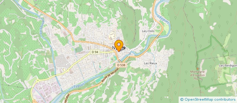 localisation de l'entreprise ASS SOUTIEN PROMO INITIAT COLLECTIVES à NYONS