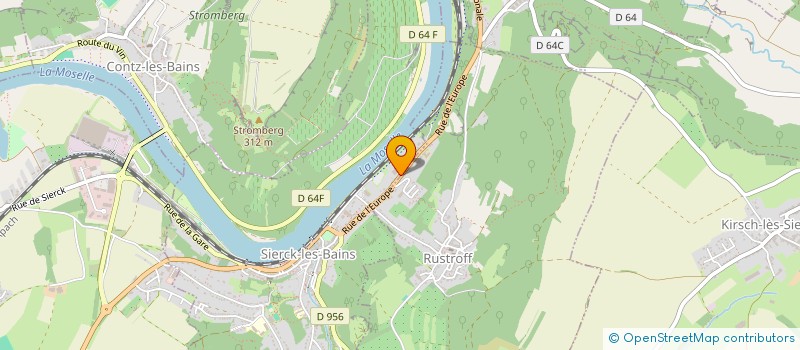 localisation de l'entreprise ASS SOUTIEN SCE A DOMICILE 3 FRONTIERES à RUSTROFF