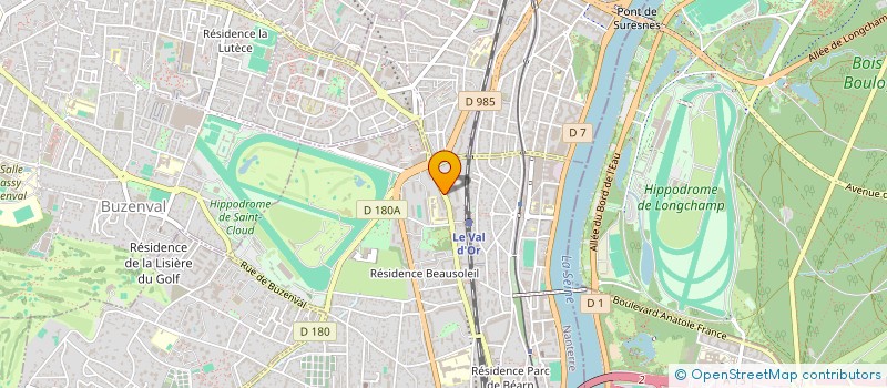 localisation de l'entreprise ASS SOUTIEN SCOLAIRE ET AIDE AUX JEUNES à SAINT-CLOUD